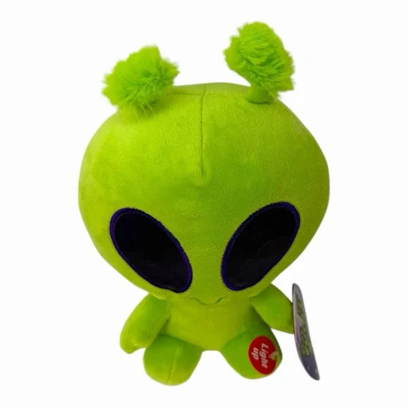 Galactic Cuties Alien Plush Eyes Glow, Change Colors & Flicker 8" Soft Cute NWT - Picture 4 of 13